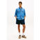 Tommy Jeans relaxed casual short met linnen donkerblauw