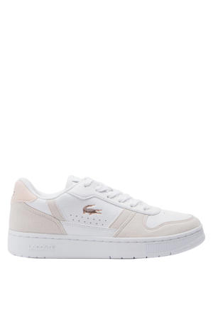 T-Clip sneakers wit/lichtroze