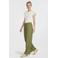 Anytime wide leg broek olijfgroen