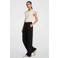 Anytime wide leg broek zwart
