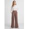 Anytime wide leg broek taupe