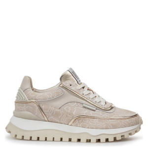 Grommi 02.12 suède sneakers taupe/goud