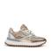 Floris van Bommel Noppi 52.02 leren sneakers goud/zilver