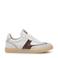 Floris van Bommel Minni 04.29 leren sneakers wit/bruin