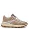 Floris van Bommel leren sneakers taupe/roze