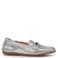 Floris van Bommel suède loafers zilver