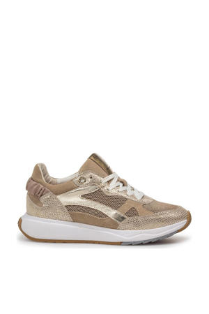 Suvi 04.03 suède sneakers goud