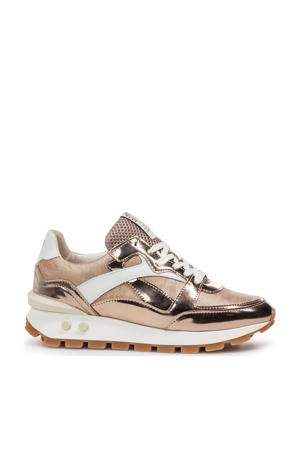 Blokki 07.03 leren sneakers brons