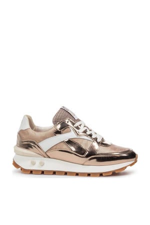 Blokki 07.03 leren sneakers brons