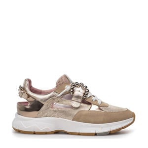 Daysi 08.03 suède sneakers goud