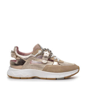 Daysi 08.03 suède sneakers goud