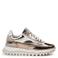Floris van Bommel leren sneakers brons