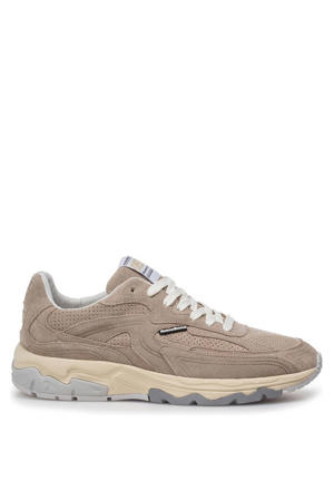 suède sneakers lichtbruin