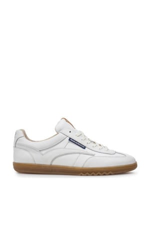 De Zaler 01.25 leren sneakers wit