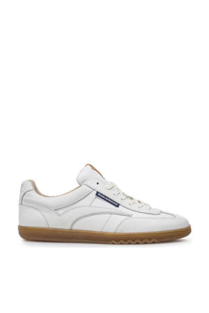 De Zaler 01.25 leren sneakers wit
