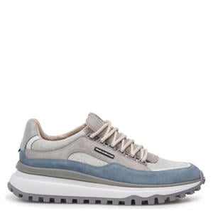 De Gripper 03.10 suède sneakers lichtblauw
