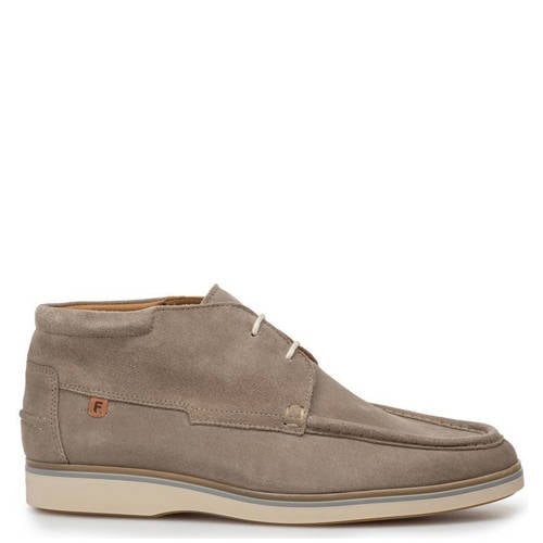 Floris van Bommel suède veterboots taupe afbeelding