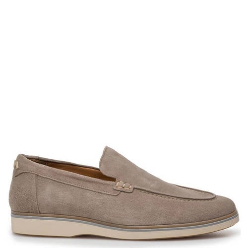 Floris van Bommel suède loafers lichtbruin afbeelding