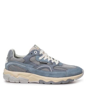 De Rezer 01.22 suède sneakers lichtblauw