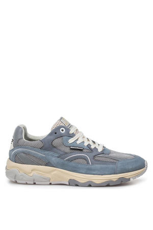 De Rezer 01.22 suède sneakers lichtblauw