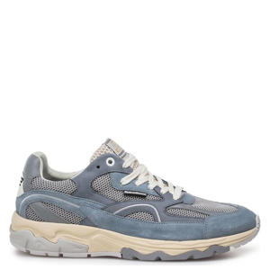 De Rezer 01.22 suède sneakers lichtblauw