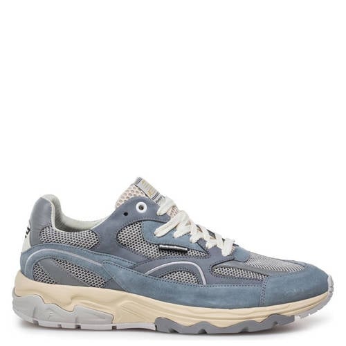 Floris van Bommel De Rezer 01.22 suède sneakers lichtblauw afbeelding