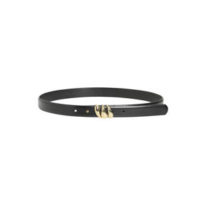 Visigne leren riem zwart