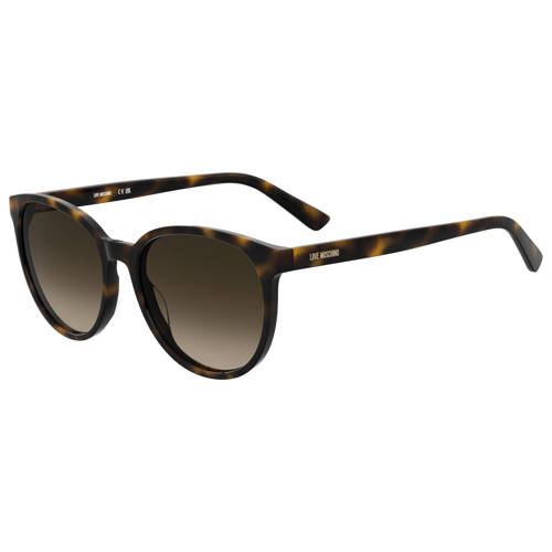 Love Moschino zonnebril MOL103/S met tortoise print bruin afbeelding