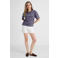 Anytime gestreepte T-shirt blauw/bruin