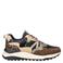 Rieker suede sneakers chunky bruin multi