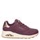 Skechers Uno imitatieleren leren sneakers bordeaux