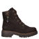 Rieker imitatieleren leren veterboots blokhak bruin