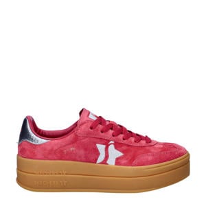Academy Hi suède sneakers rood