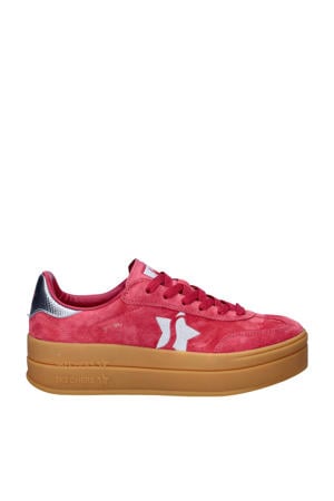 Academy Hi suède sneakers rood