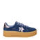 Skechers Academy Hi suède sneakers blauw