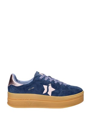 Academy Hi suède sneakers blauw