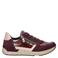 Rieker imitatieleren leren sneakers bordeaux