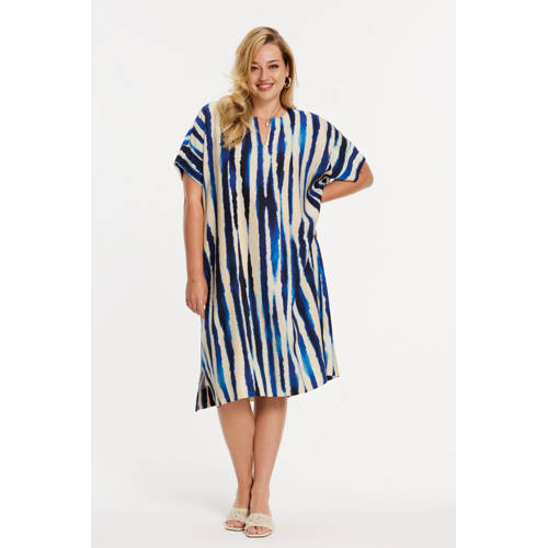 YOEK zomerjurk blauw afbeelding