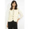LOLALIZA teddy gilet ecru