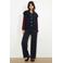 LOLALIZA teddy gilet marineblauw