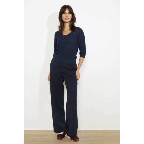 LOLALIZA trui marineblauw gebreid afbeelding