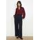 LOLALIZA blouse donkerrood