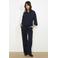 LOLALIZA blouse marineblauw