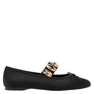 ballerina's met studs zwart