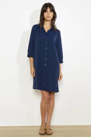 blousejurk donkerblauw