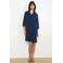 LOLALIZA blousejurk donkerblauw