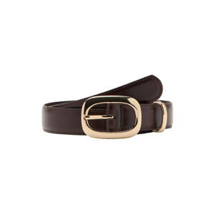 leren riem donkerbruin