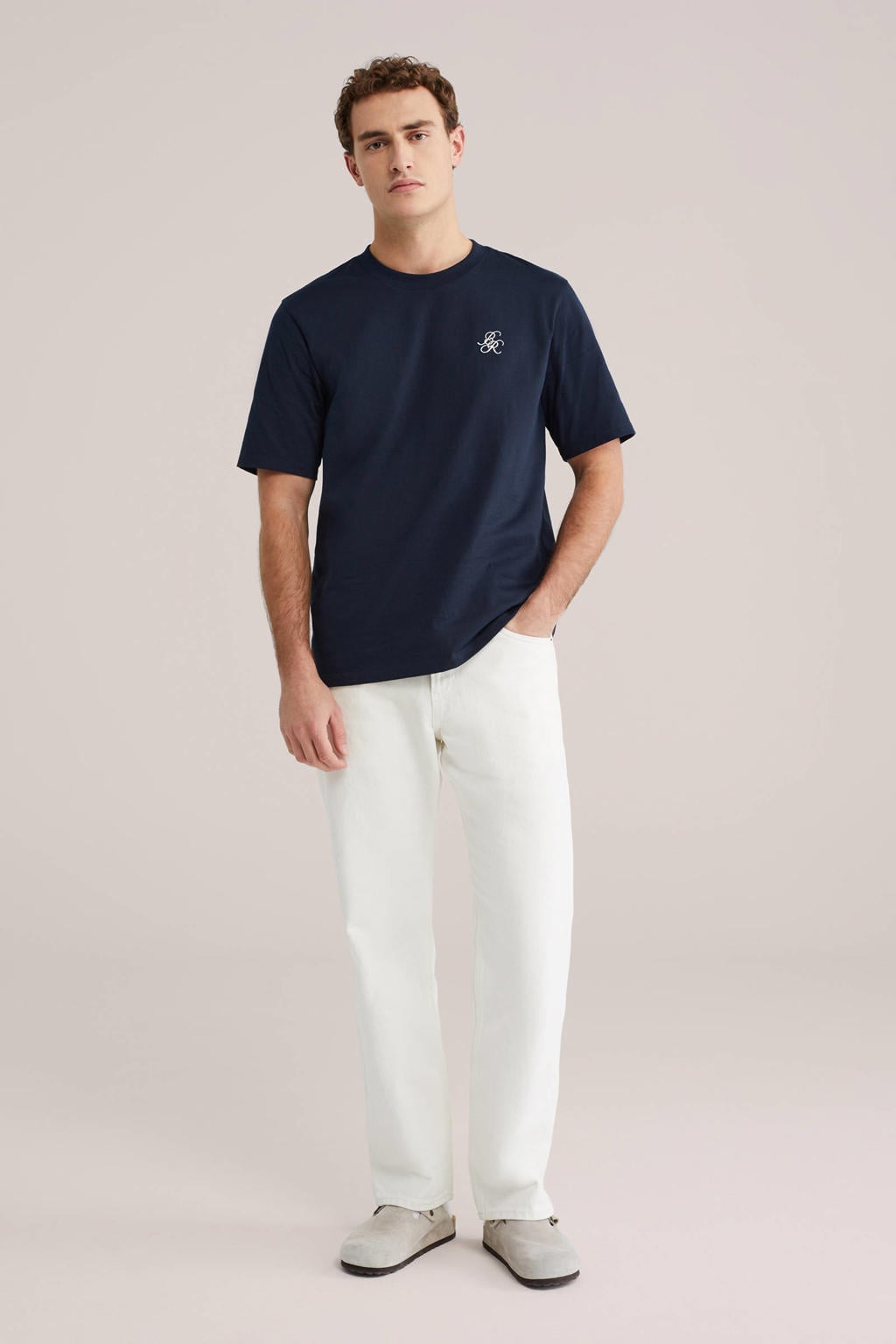 WE Fashion Blue Ridge relaxed jeans ecru