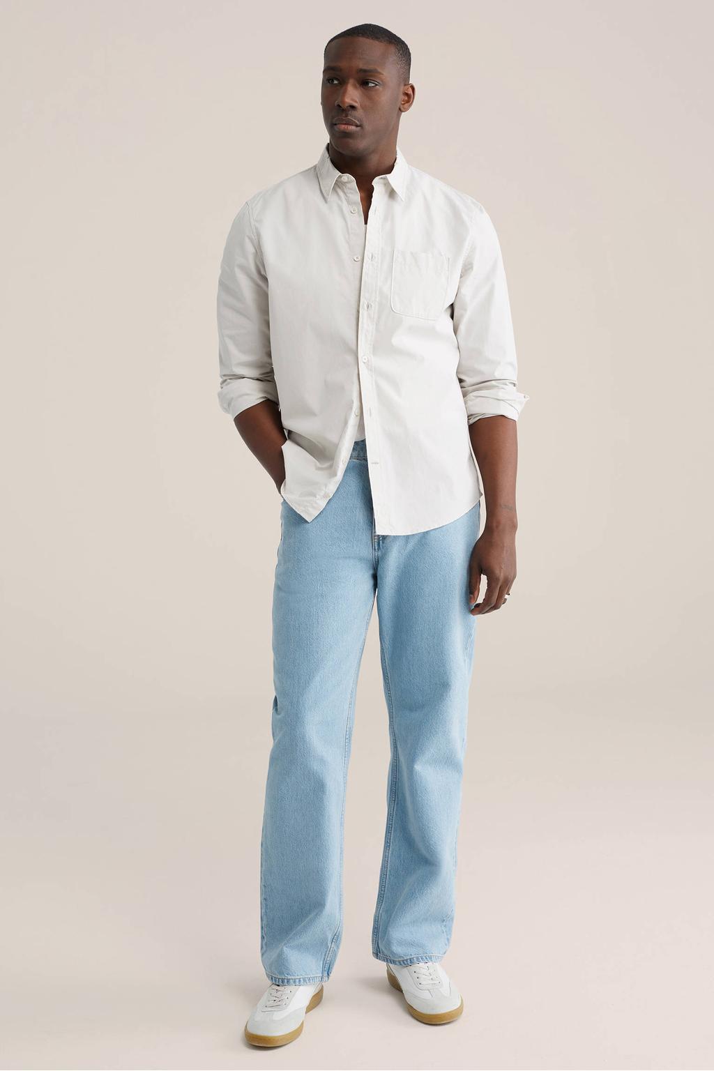 WE Fashion Blue Ridge loose fit jeans light blue denim