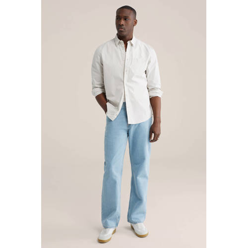 WE Fashion loose fit jeans light blue denim afbeelding